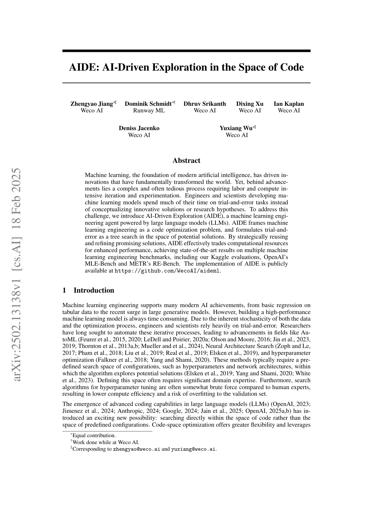 First page of the paper discussed in this note